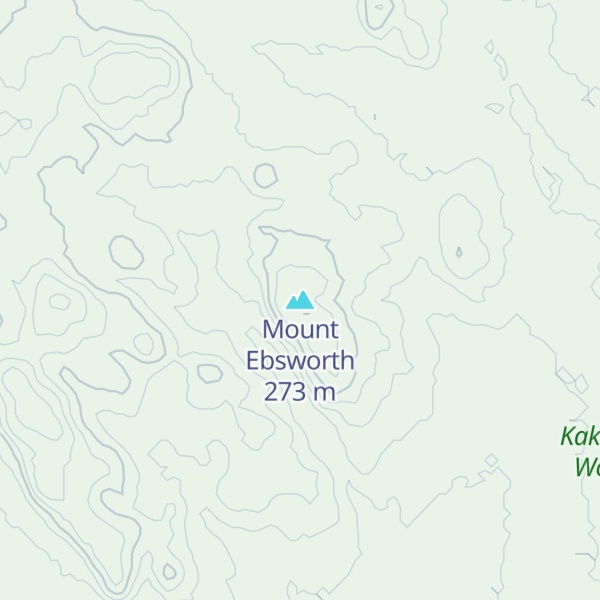 Map of Mount Ebsworth