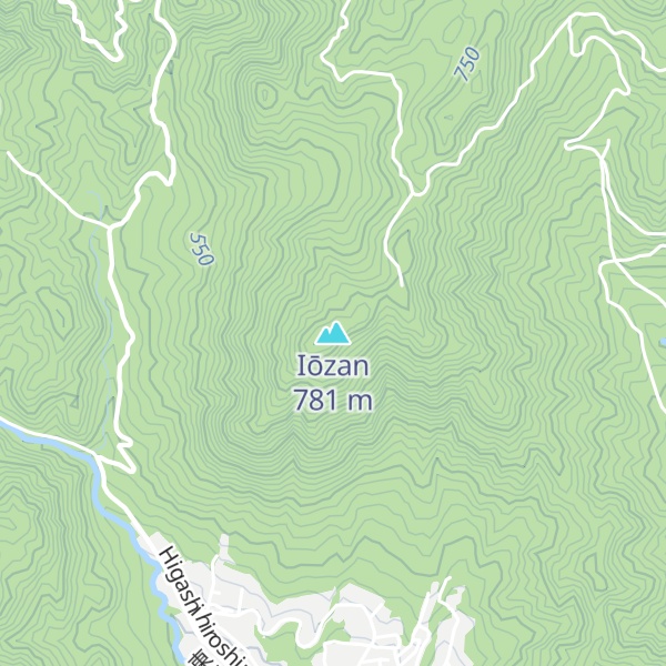 Map of Iōzan