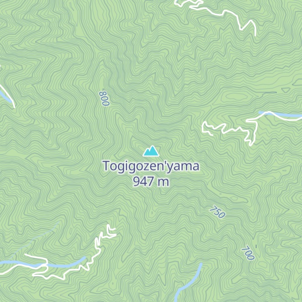Map of Togigozen'yama