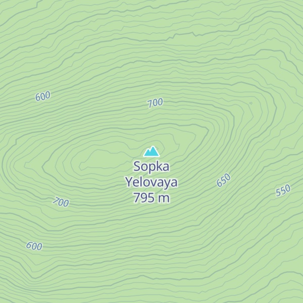 Map of Sopka Yelovaya