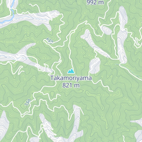 Map of Takamoriyama