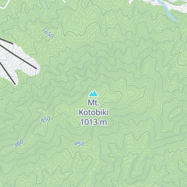 Map of Mt. Kotobiki