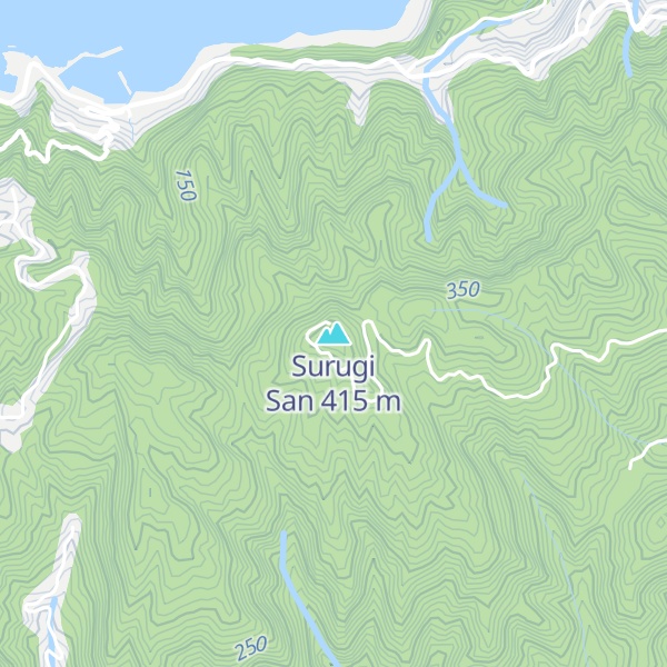 Map of Surugi San