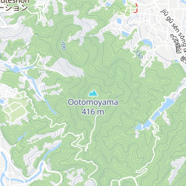 Map of Ootomoyama