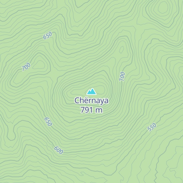 Map of Chërnaya