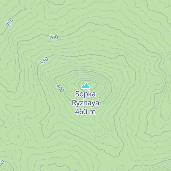 Map of Sopka Ryzhaya