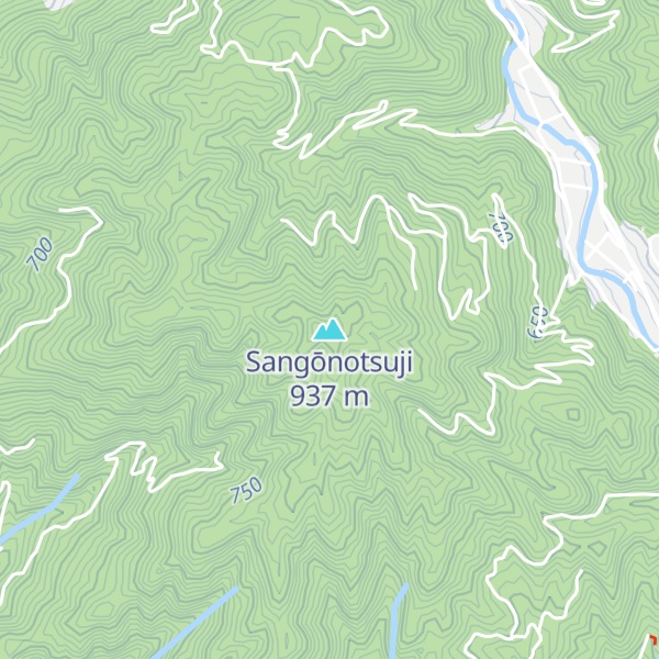 Map of Sangōnotsuji