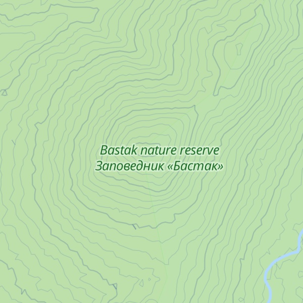 Map of Kruglaya Sopka
