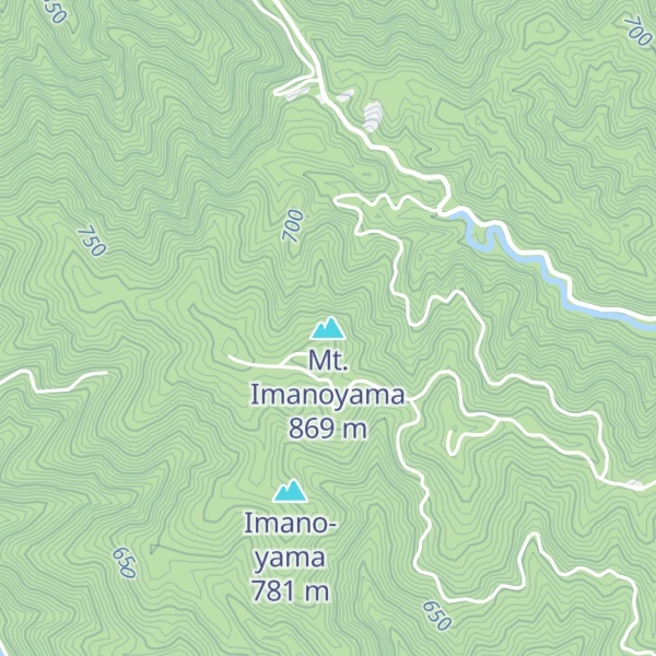Map of Mt. Imanoyama