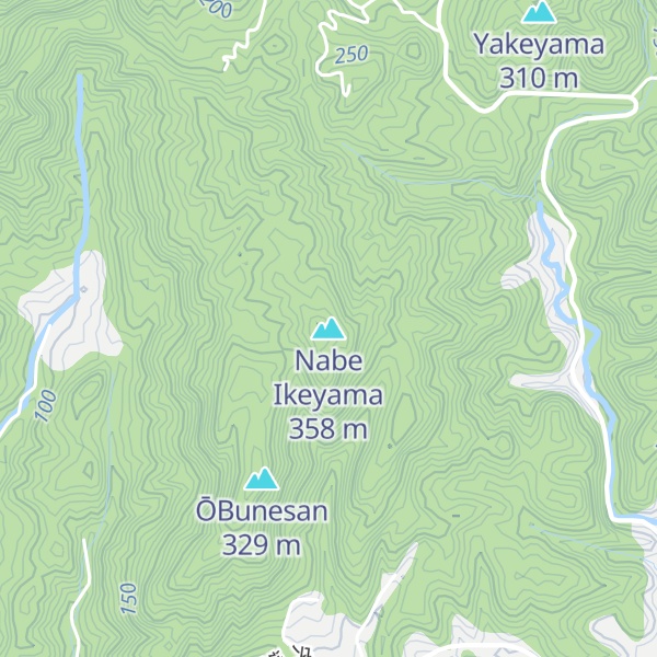 Map of Nabe Ikeyama