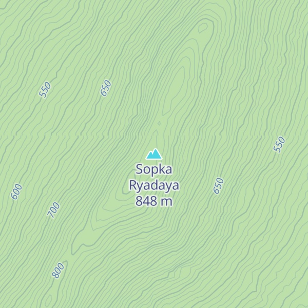 Map of Sopka Ryadaya