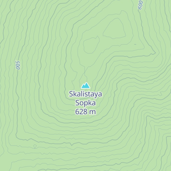 Map of Skalistaya Sopka