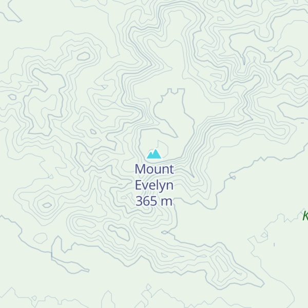 Map of Mount Evelyn