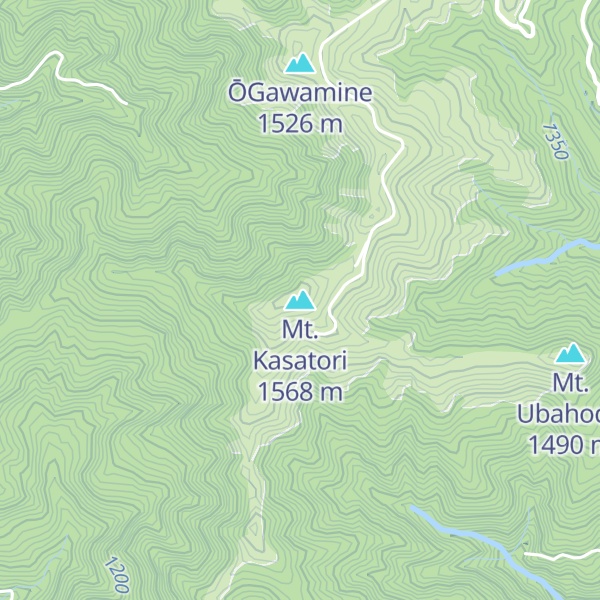 Map of Mt. Kasatori