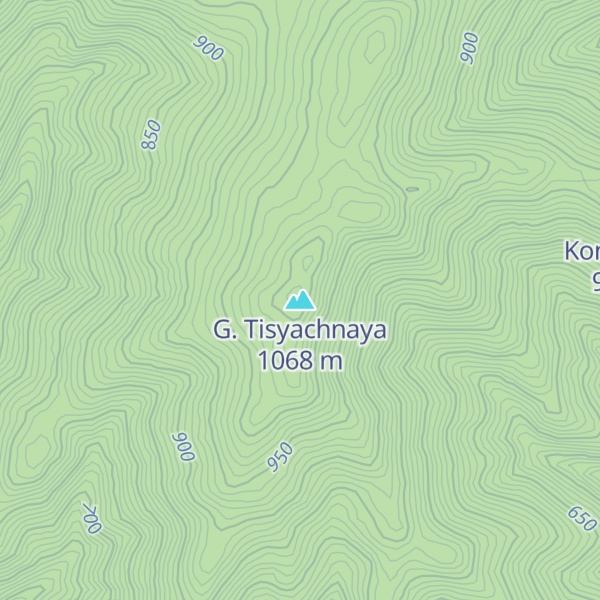 Map of G. Tisyachnaya
