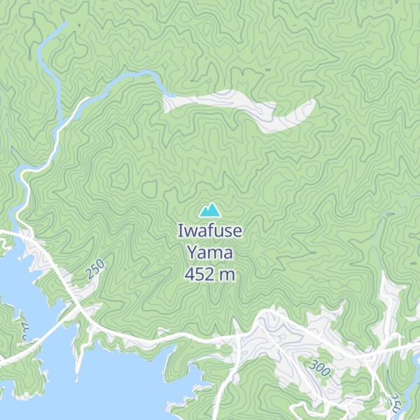 Map of Iwafuse Yama