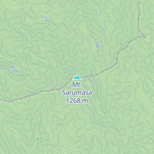 Map of Mt. Sarumasa