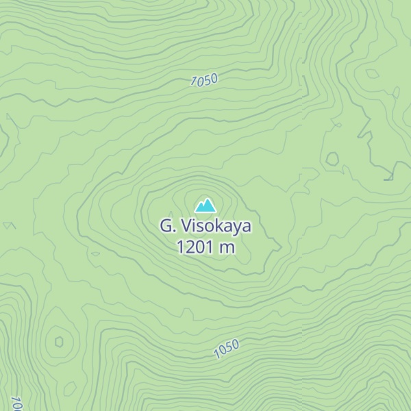 Map of G. Visokaya