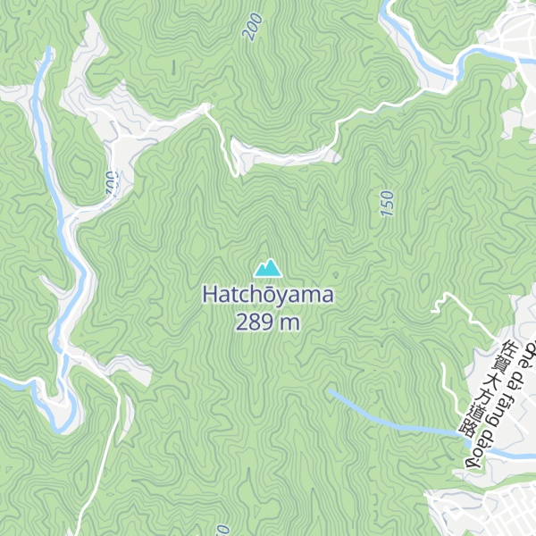 Map of Hatchōyama