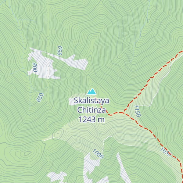 Map of Skalistaya Chitinza