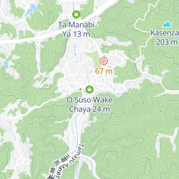 Map of O Suso Wake Chaya