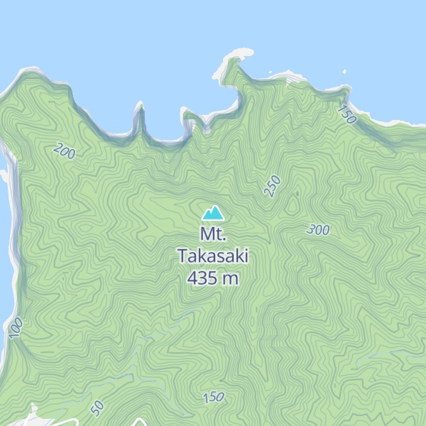 Map of Mt. Takasaki