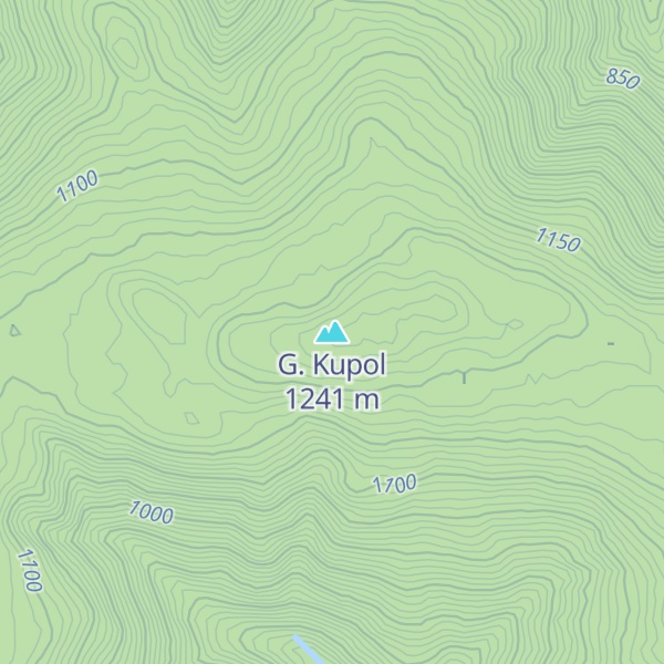 Map of G. Kupol