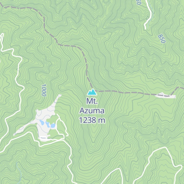 Map of Mt. Azuma
