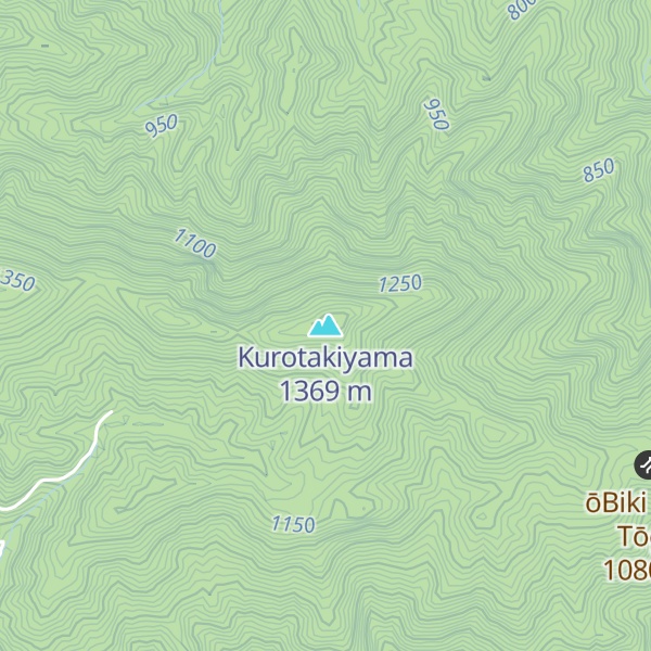 Map of Kurotakiyama