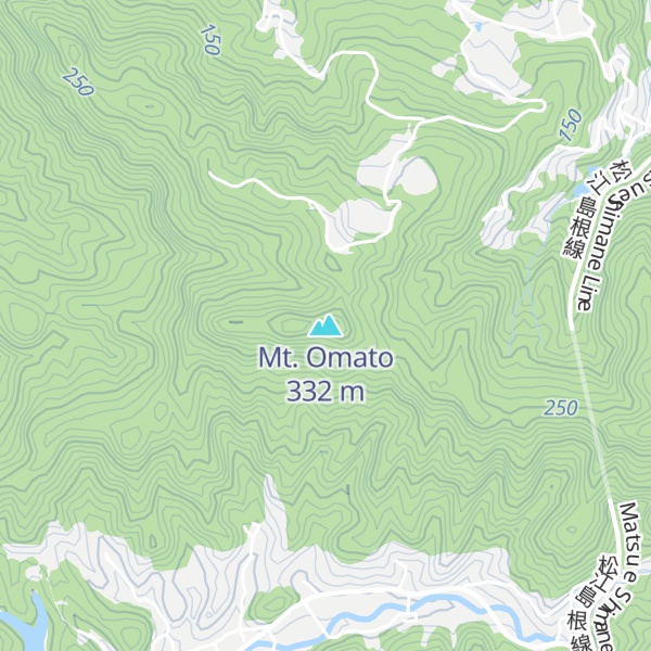 Map of Mt. Omato