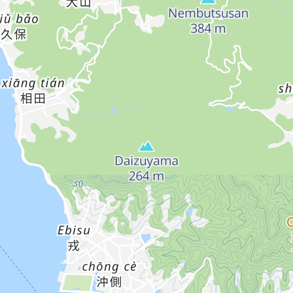 Map of Daizuyama