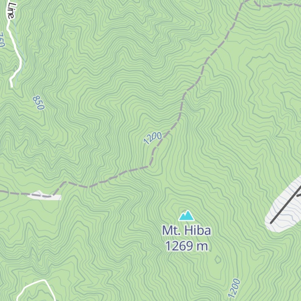 Map of Mt. Eboushi