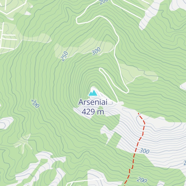 Map of Arseniai