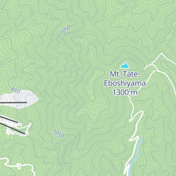 Map of Tateeboshi Yama