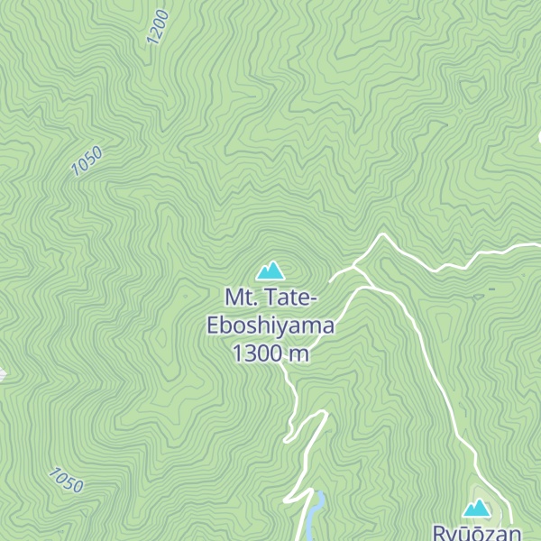 Map of Mt. Tate-Eboshiyama