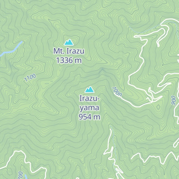 Map of Irazu-yama