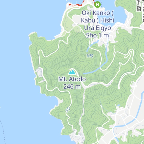 Map of Mt. Atodo