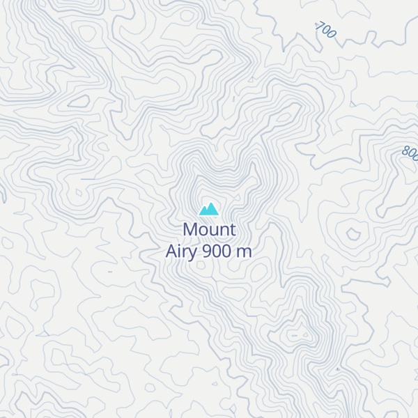 Map of Mount Airy
