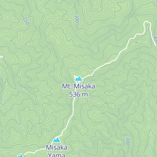 Map of Mt. Misaka
