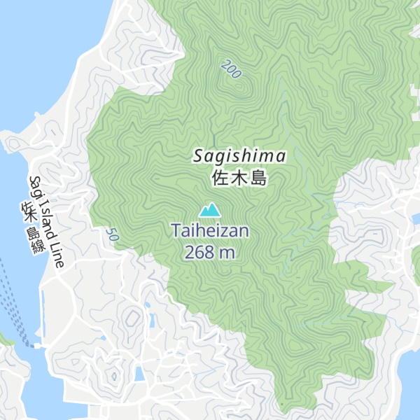 Map of Taiheizan