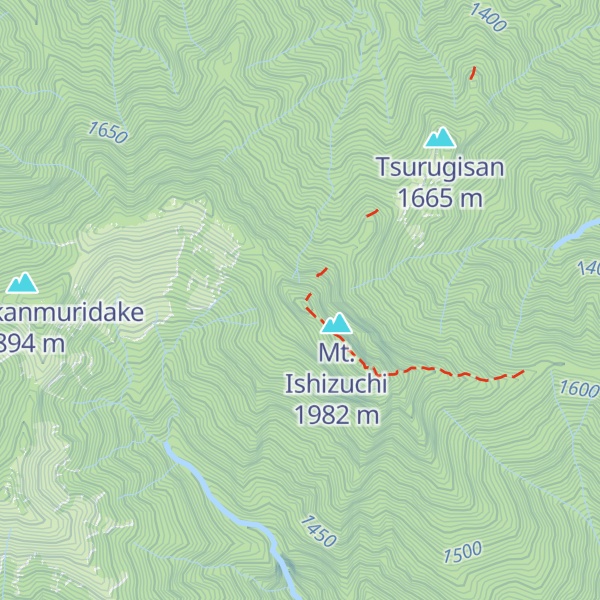 Map of Ishizuchijinja Chōjō Sansō