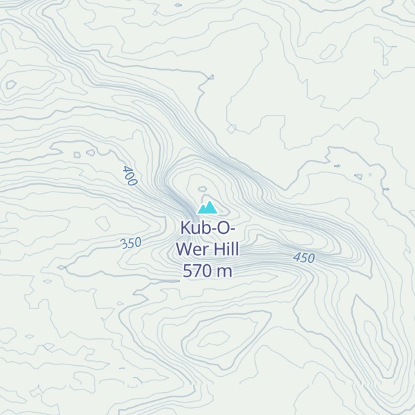 Map of Kub-O-Wer Hill