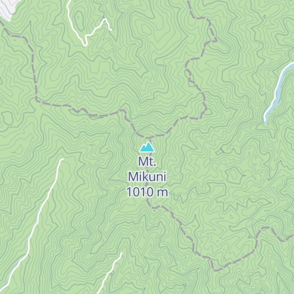 Map of Mt. Mikuni