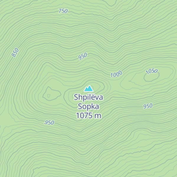 Map of Shpilëva Sopka