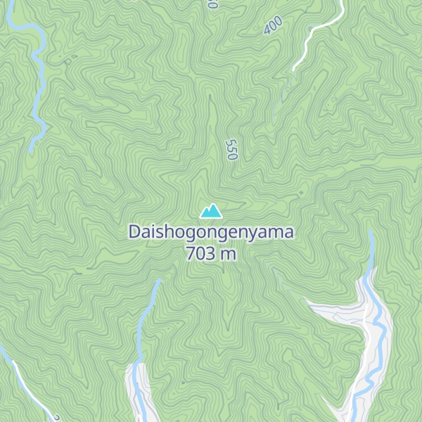Map of Daishogongenyama