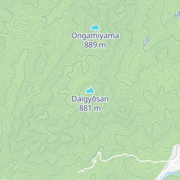 Map of Daigyōsan
