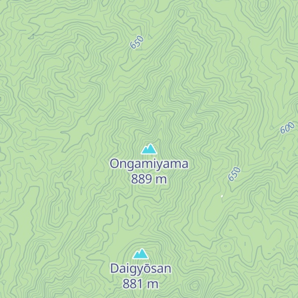 Map of Ongamiyama