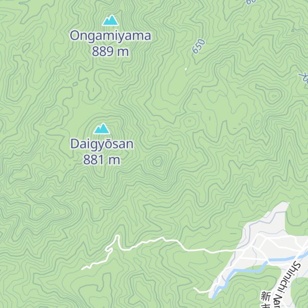 Map of Shō Aruki San