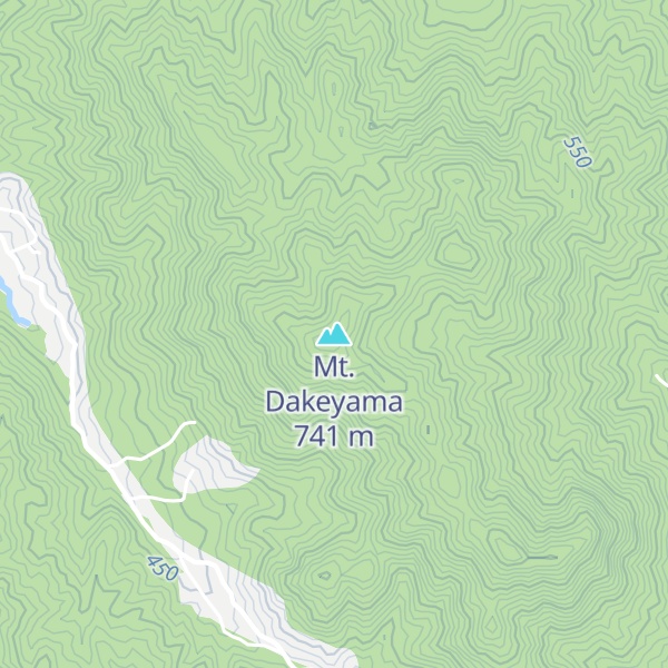 Map of Mt. Dakeyama