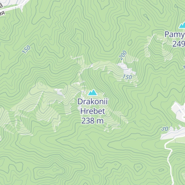 Map of Drakonii Hrebet